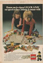 Retro reclame 1978 Lego miniland straatplaten & brandweer, Ophalen of Verzenden, Overige typen