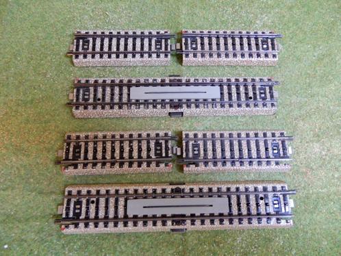 6 contactrails voor Märklin overweg 7192, Hobby en Vrije tijd, Modeltreinen | H0, Gebruikt, Rails, Wisselstroom, Märklin, Ophalen of Verzenden