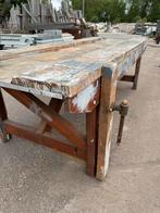 Oude timmerman werkbank hout creatief!, Ophalen, Zo goed als nieuw