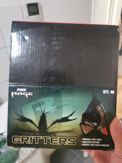 Fox Rage Critters doos 40 stuks 9 cm, Watersport en Boten, Hengelsport | Roofvissen, Nieuw, Overige typen, Ophalen of Verzenden