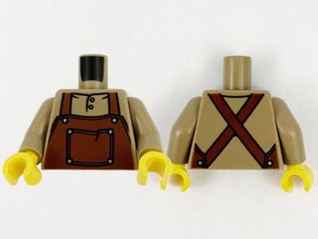 Lego Castle Lion Knights Minifg Torso Burgers Man (NIEUW) beschikbaar voor biedingen