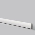 Kunststof witte plint  58x13mm  Waterbestendig, Ophalen, Kunststof, Nieuw, 200 tot 250 cm
