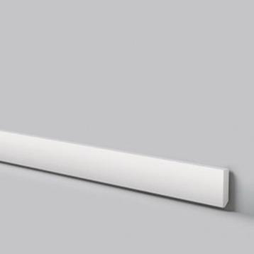 Kunststof witte plint  58x13mm  Waterbestendig beschikbaar voor biedingen