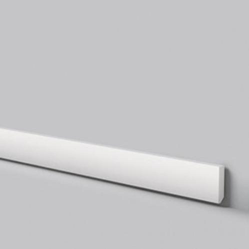 Kunststof witte plint  58x13mm  Waterbestendig, Doe-het-zelf en Verbouw, Plinten en Afwerking, Nieuw, Plinten, Kunststof, 200 tot 250 cm
