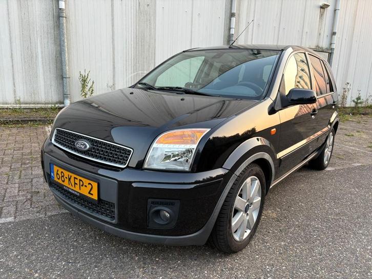 Ford Fusion 1.6 16V AUT 2009 Zwart, Auto's, Ford, Particulier, Fusion, Benzine, E, Hatchback, Automaat, Origineel Nederlands, Zwart