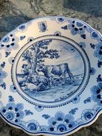 Olst  Zendijk's vleeswaren en Conservenfabriek Delft Blauw, Antiek en Kunst, Antiek | Wandborden en Tegels, Ophalen of Verzenden