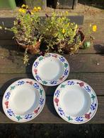 Brabants bont boerenbont soepborden, Huis en Inrichting, Keuken | Servies, Ophalen, Gebruikt, Bord(en), Aardewerk