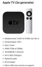Apple TV a1469 AppleTV, Ophalen of Verzenden, Zo goed als nieuw