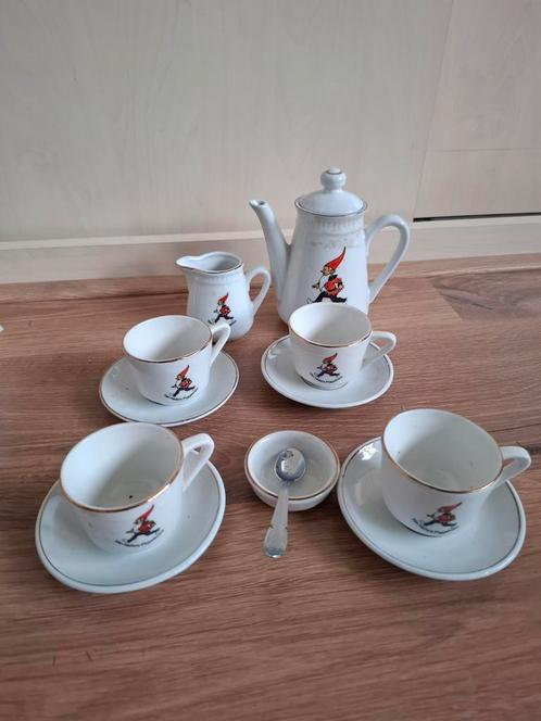 Van Nelle Piggelmee kinderservies, theepotje + kannetje, Antiek en Kunst, Antiek | Speelgoed, Ophalen of Verzenden