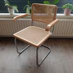 Thonet stijl Breuer Cesca stoel rotan webbing met armleuning, Huis en Inrichting, Nieuw, Ophalen of Verzenden, Nvt, Eén