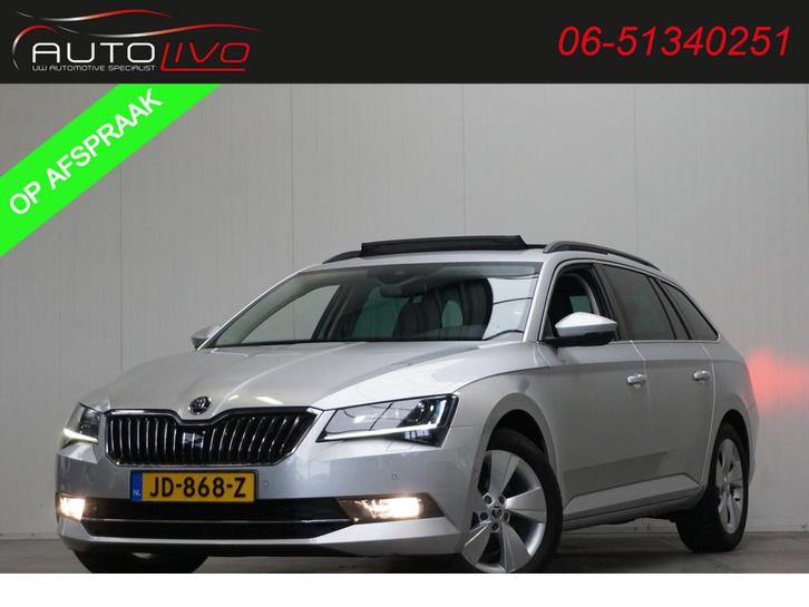 Skoda Superb Combi 1.6 TDI Ambition Business AUTOMAAT! PANO, Auto's, Skoda, Te koop, Superb, ABS, Achteruitrijcamera, Airbags
