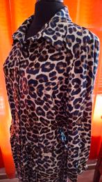 Panterprint doorknoopjurk Tante Betsy Mt XXXL, Tante Betsy, Zwart, Maat 46/48 (XL) of groter, Nieuw