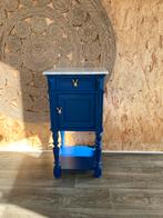 Eiken kastje met marmeren blad, Ophalen of Verzenden, Gebruikt