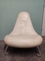 Leolux Chi fauteuil, 75 tot 100 cm, Minder dan 75 cm, Gebruikt, Leer