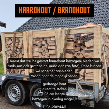 Gedroogd gemengd haardhout // Strak gestapeld beschikbaar voor biedingen