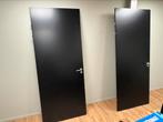 2x opdekdeur zwart, 80 tot 100 cm, Zo goed als nieuw, Ophalen, 200 tot 215 cm