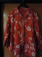 Hawaï set bloemen - carnaval > broek met blouse - maat L, Maat 52/54 (L), Carnaval, Verzenden, Kleding