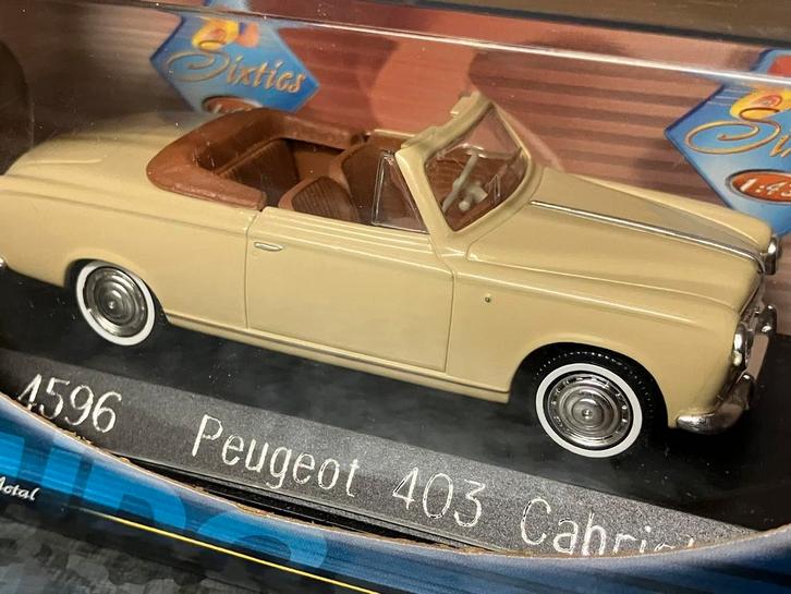Solido 1/43 Peugeot 403 Cabriolet in ovp, Hobby en Vrije tijd, Modelauto's | 1:43, Zo goed als nieuw, Auto, Solido, Ophalen of Verzenden