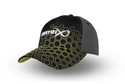 Matrix Hex Print Cap Black, Watersport en Boten, Hengelsport | Witvissen, Nieuw, Overige typen, Ophalen of Verzenden