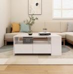 NIEUW Salontafel wit met lades 102x55x42cm, Ophalen, 100 tot 150 cm, Nieuw, 50 tot 100 cm