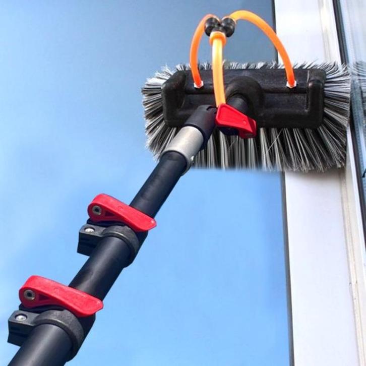 Telescopische wasborstel Professioneel 8 meter, Huis en Inrichting, Schoonmaakartikelen, Overige typen, Ophalen