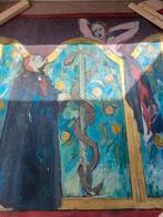 Kunstwerk handgeschilderd 160 x 170 cm, Ophalen