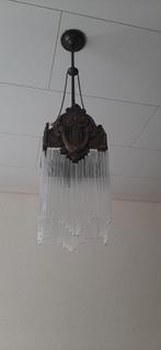 Antieke hanglampen, Ophalen, Gebruikt, Glas