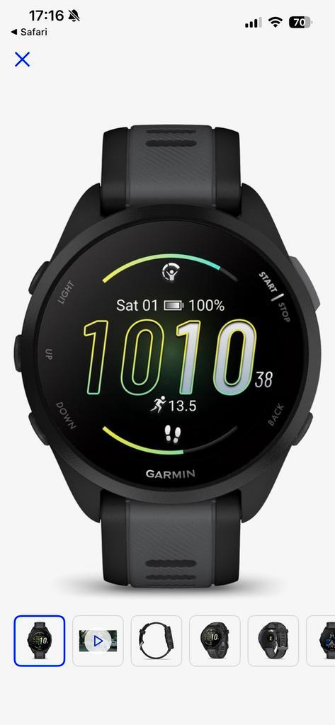 Garmin Forerunner 165 tekoop of ruil met apple watch, Sieraden, Tassen en Uiterlijk, Sporthorloges, Zo goed als nieuw, Android