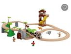 Houten trein thema jungle ZGAN, Ophalen, Zo goed als nieuw, Overige typen