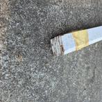 5x 490 cm nieuwe hardhouten plinten 45 mm hoog grondverf, Doe-het-zelf en Verbouw, Plinten en Afwerking, Overige materialen, Nieuw