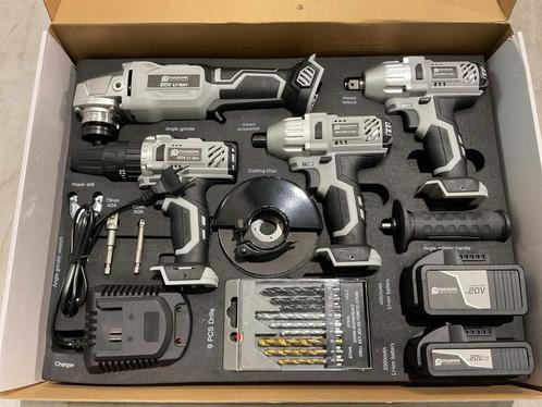 Stahlgruppe accu gereedschap set 4 delig lade voor wagen new, Doe-het-zelf en Verbouw, Gereedschap | Boormachines, Nieuw, Boormachine