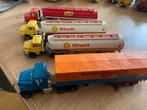Vintage Speelgoed Vrachtwagens - Shell, Texaco, Bourgey, Ophalen of Verzenden, Gebruikt