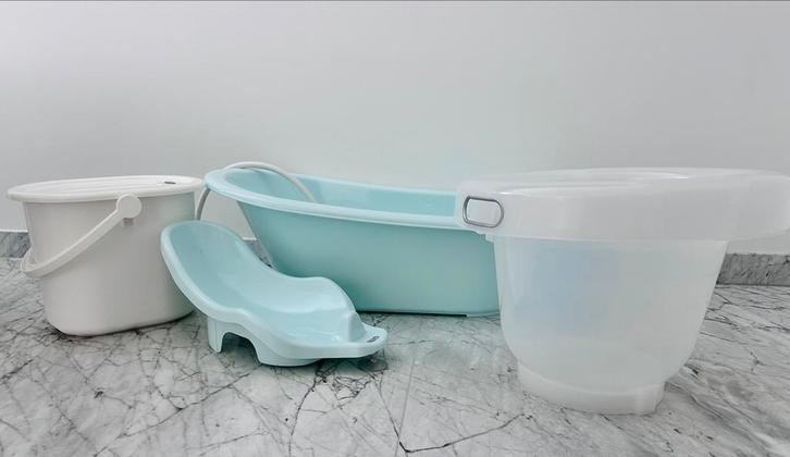 bébé-jou bad mint Tummy tub luieremmer, Kinderen en Baby's, Badjes en Verzorging, Nieuw, Badje, Bébé-jou, Ophalen of Verzenden