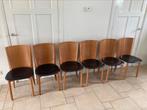 Jaren 80 postmodern vintage Calligaris design stoelen, Huis en Inrichting, Vijf, Zes of meer stoelen, Gebruikt, Ophalen of Verzenden