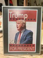 Donald Trump 2016 in lijst 41x51cm, Verzamelen, Ophalen of Verzenden, Zo goed als nieuw, Rechthoekig Staand