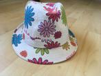 Witte hoed met gekleurde bloemetjes, Ophalen of Verzenden, Nieuw, One size fits all