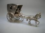 Zilveren Rijtuig met paard ca. 1989, Antiek en Kunst, Verzenden, Zilver