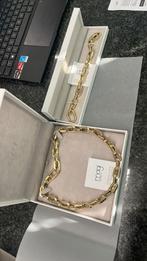 18 karaats  Anker schakel ketting, Ophalen, Overige materialen, Zo goed als nieuw, Goud