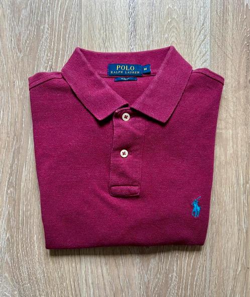 Ralph Lauren polo bordeauxrood, Kleding | Heren, Polo's, Zo goed als nieuw, Maat 48/50 (M), Rood, Ophalen of Verzenden