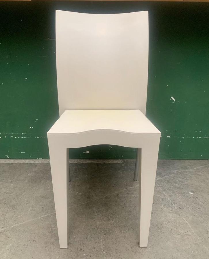 Kartell wit kunststof stoel Philippe Starck - vintage retro, Huis en Inrichting, Stoelen, Gebruikt, Eén, Kunststof, Wit, Ophalen