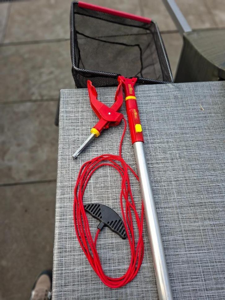 Wolf schepnet met steel en extra, Tuin en Terras, Vijver-toebehoren, Gebruikt, Vijvernet, Ophalen