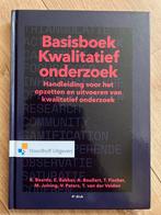 Basisboek Kwalitatief Onderzoek - 4e druk, Ophalen of Verzenden, Alpha, Zo goed als nieuw, HBO