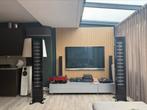 Audiostatics dmc-5 hoogglans zwart/grijs, Ophalen, 120 watt of meer, Front, Rear of Stereo speakers, Overige merken