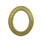 Oude Ovale Gouden Lijst Barok Stijl Klassiek Hout 50x42cm, Huis en Inrichting, Woonaccessoires | Lijsten, Minder dan 50 cm, Gebruikt