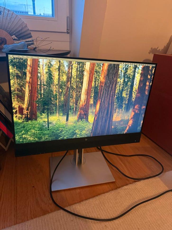 HP 24 inch Full HD Monitor met Webcam, Computers en Software, Monitoren, Zo goed als nieuw, 60 Hz of minder, HDMI, Ingebouwde camera