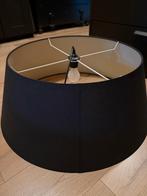 Grote zwarte lampenkap, Huis en Inrichting, Ophalen, 25 tot 50 cm, Zwart, Rond