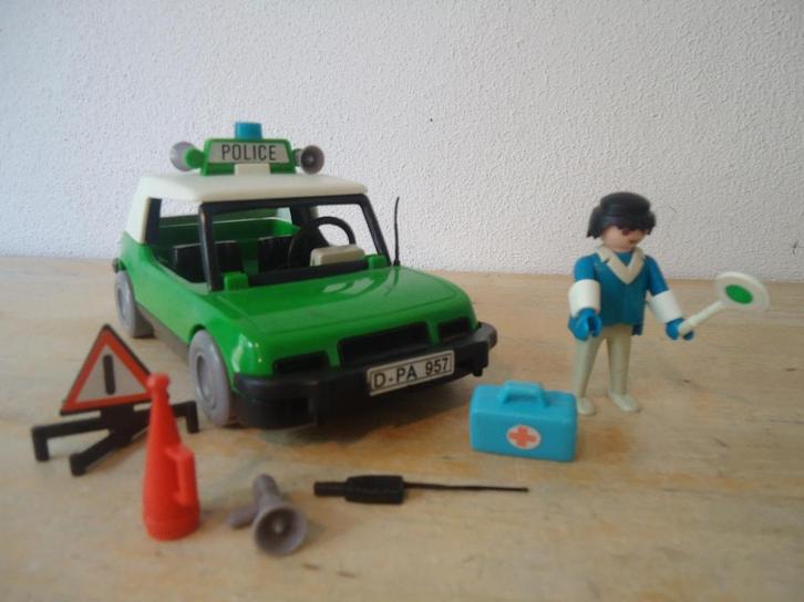Nette Playmobil set 3215 politiewagen Vintage (1977), Kinderen en Baby's, Speelgoed | Playmobil, Gebruikt, Complete set, Ophalen of Verzenden