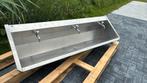 Intersan rvs wasbak met 3 kranen 180cm, Doe-het-zelf en Verbouw, Ophalen, Zo goed als nieuw, Rvs, Wastafel