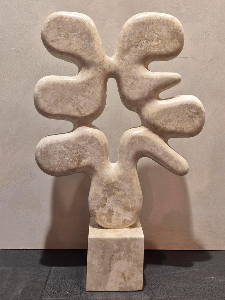marmeren ornament Amadi crème, Antiek en Kunst, Kunst | Designobjecten, Ophalen