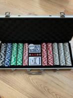Te koop als nieuw pokerset, Hobby en Vrije tijd, Gezelschapsspellen | Kaartspellen, Ophalen, Zo goed als nieuw